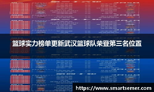 篮球实力榜单更新武汉篮球队荣登第三名位置